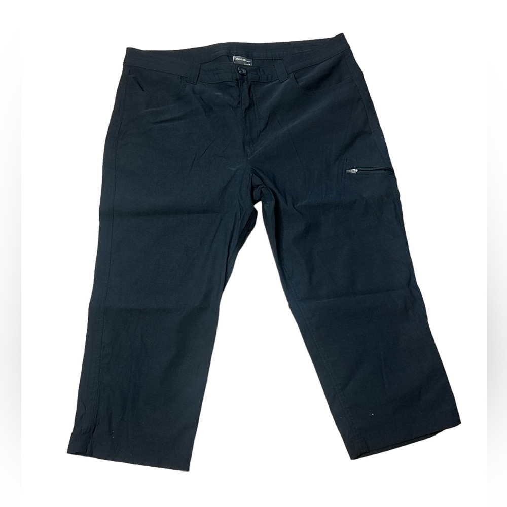 Eddie Bauer Capri Black Hiking Trail Athletic pants size 16